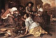 Jan Steen The Effects of Intemperance oil on canvas